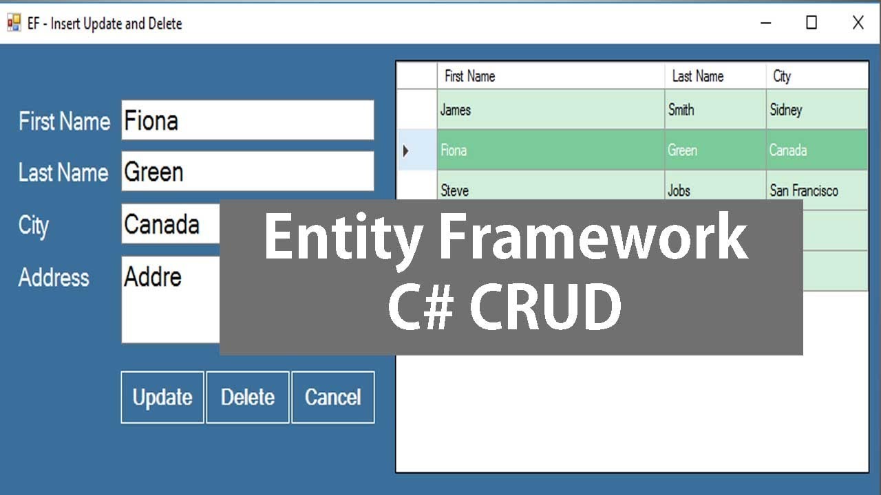 Microsoft Entity Framework Microsoft Entity Framework